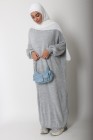 Robe pull longue en maille