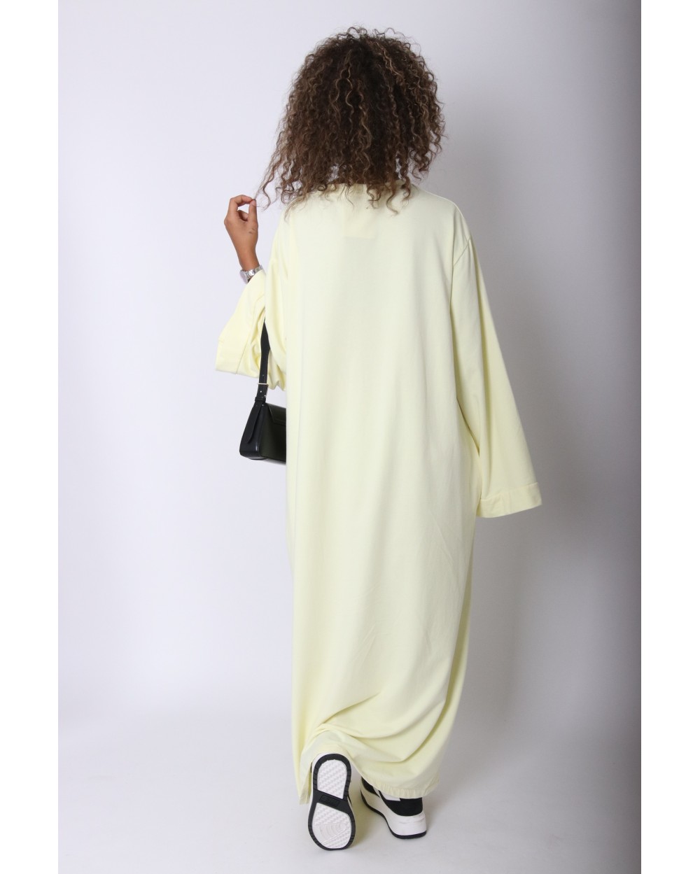 Long cotton t-shirt dress