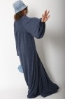 Robe pull longue manches bouffantes