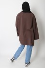Long oversized cotton t-shirt