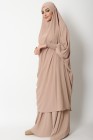 Jilbab with tuxedo sleeves