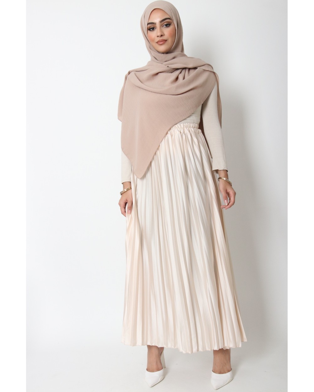 Garosa Jupe Longue à Pois Jupe Femme Été Longue Jupe Taille Haute Fleur