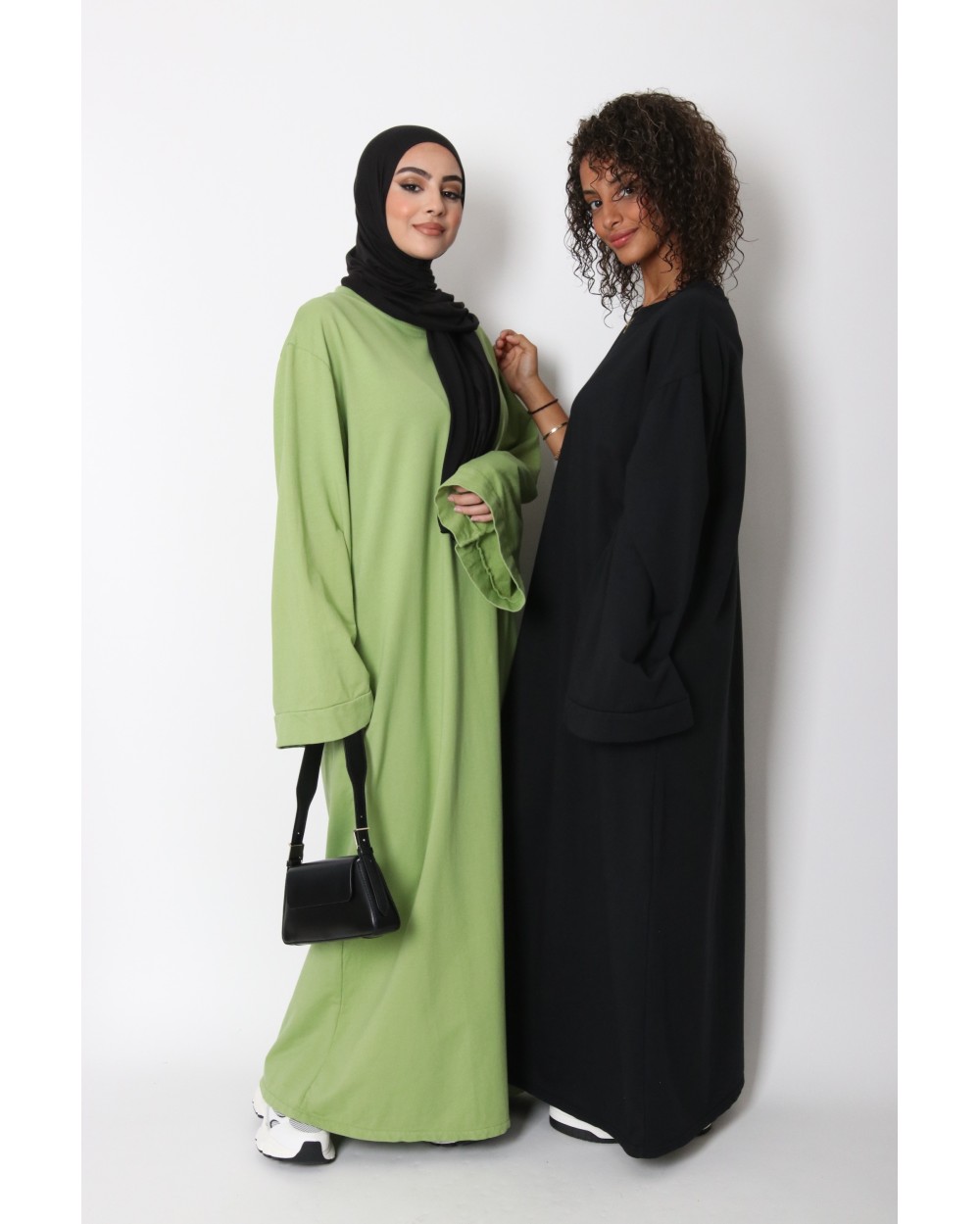 Robe longue t-shirt coton