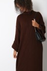 Dress sweater cuffed sleeves