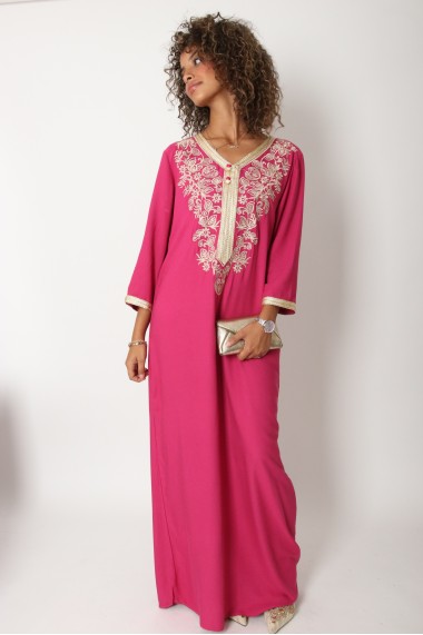 Embroidered Nourah house dress