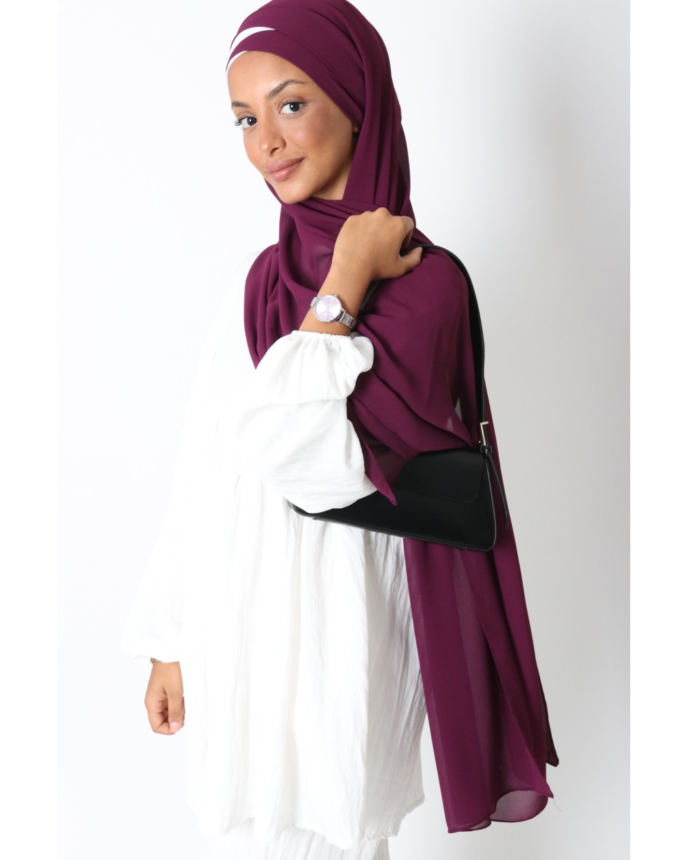 Hijab Soukaïna à nouer mousseline