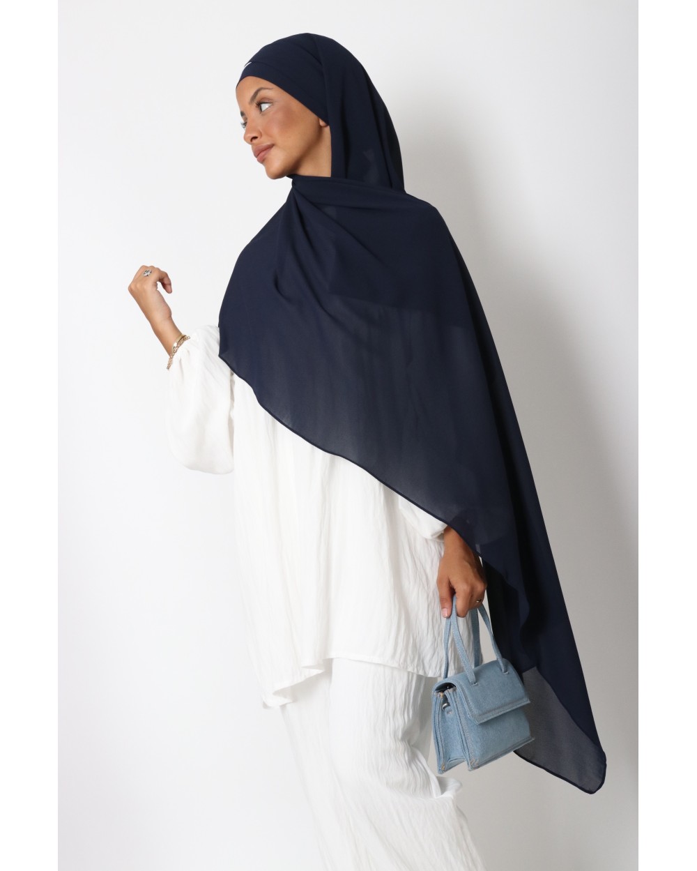 Hijab Soukaïna à nouer mousseline