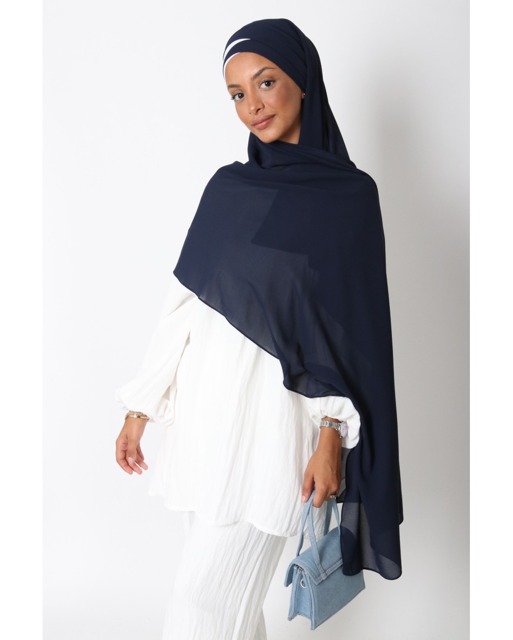 Hijab Soukaïna à nouer mousseline
