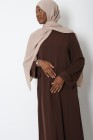 Abaya Antilia manches revers grande taille