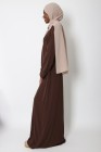 Abaya Antilia manches revers grande taille