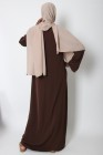 Tall Lapel Sleeve Abaya Plus Size