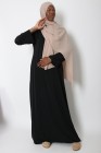 Abaya Antilia manches revers grande taille