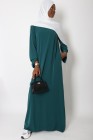 Tall Lapel Sleeve Abaya Plus Size