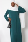 Abaya Antilia manches revers grande taille