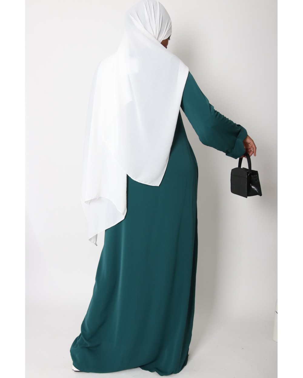 Abaya Antilia manches revers grande taille