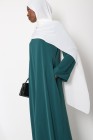 Abaya Antilia manches revers grande taille