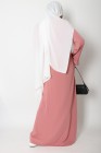 Abaya Antilia manches revers grande taille