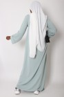 Tall Lapel Sleeve Abaya Plus Size