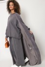 Kimono oversize daim