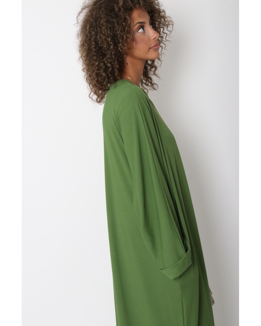 Long ribbed dress