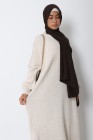 Robe pull longue en maille