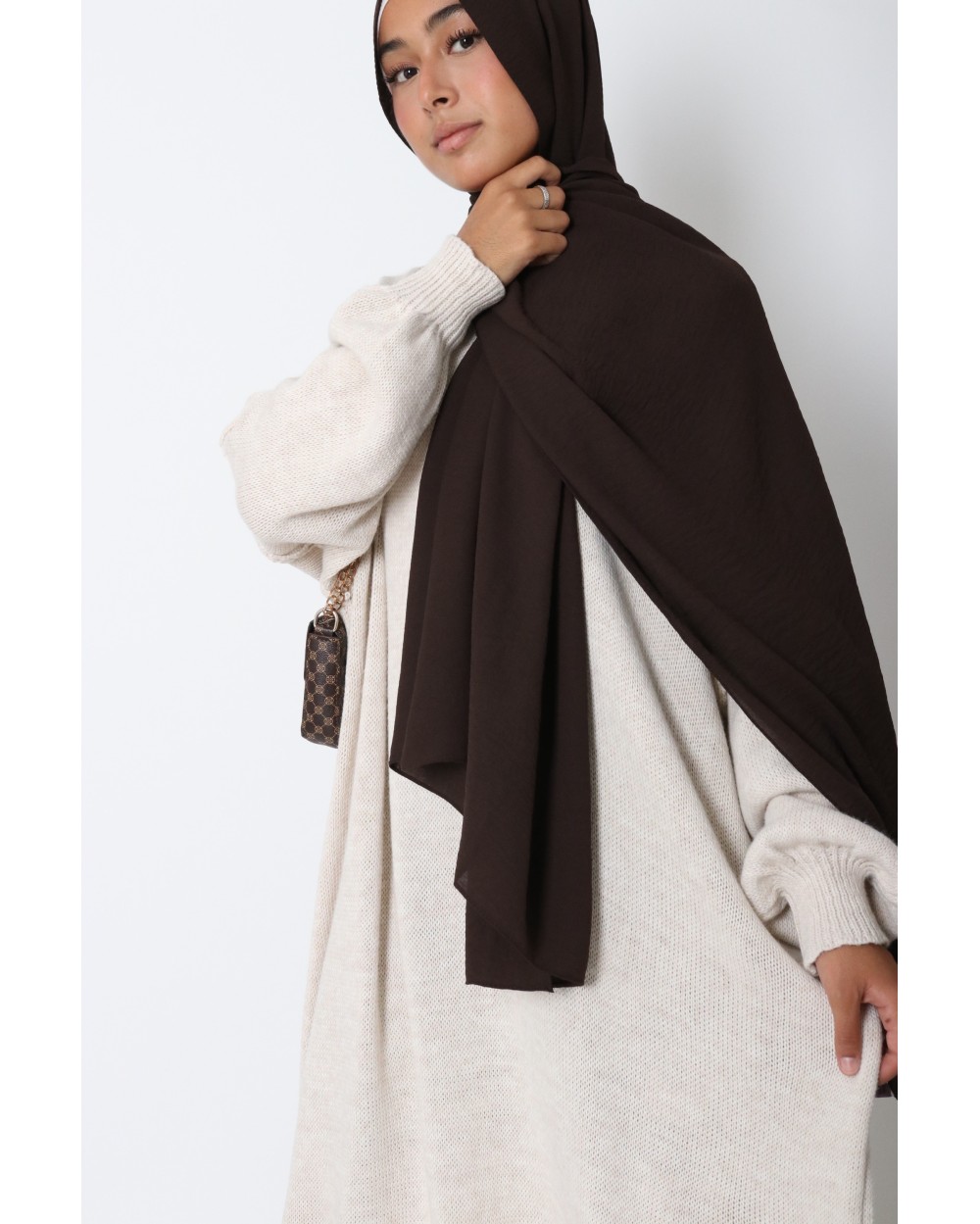 Robe pull longue en maille