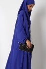 Jilbab 1 pièce Microfibre Royal avec poches zippées