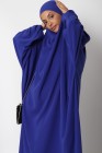 Jilbab 1 pièce Microfibre Royal avec poches zippées