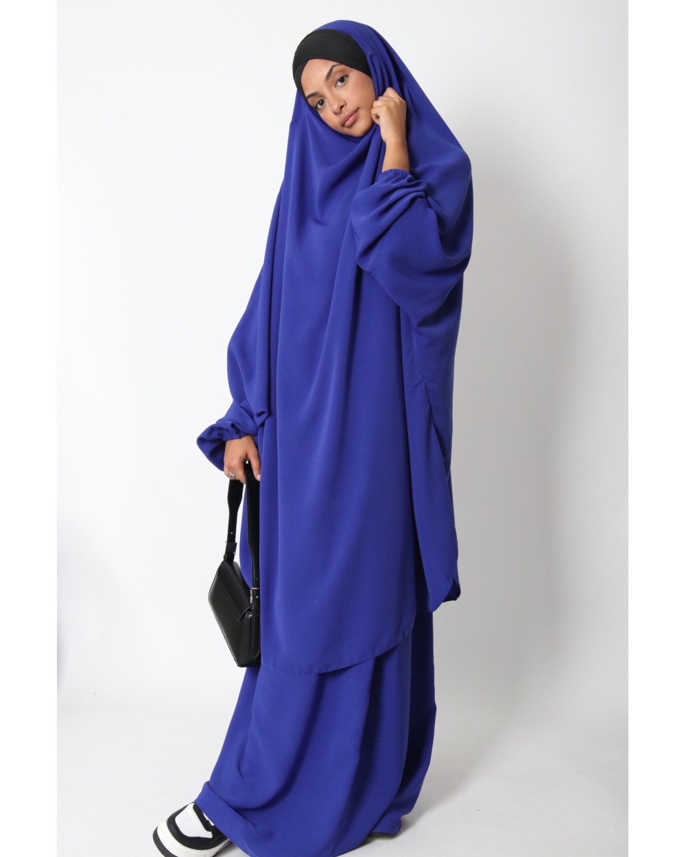 Jilbab bandeau croisé lycra et jupe