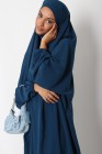Jilbab 1 pièce Microfibre Royal avec poches zippées