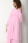 Chiffon Ruffle Kimono Abaya