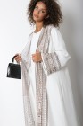 Mafrah white kimono set