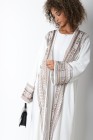 Ensemble kimono blanc Mafrah