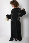 Abaya kimono brodée Wakrah