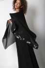 Wakrah embroidered kimono abaya