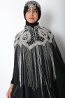 Cape longue perlée Anyssa