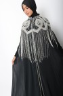 Cape longue perlée Anyssa
