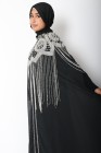 Cape longue perlée Anyssa