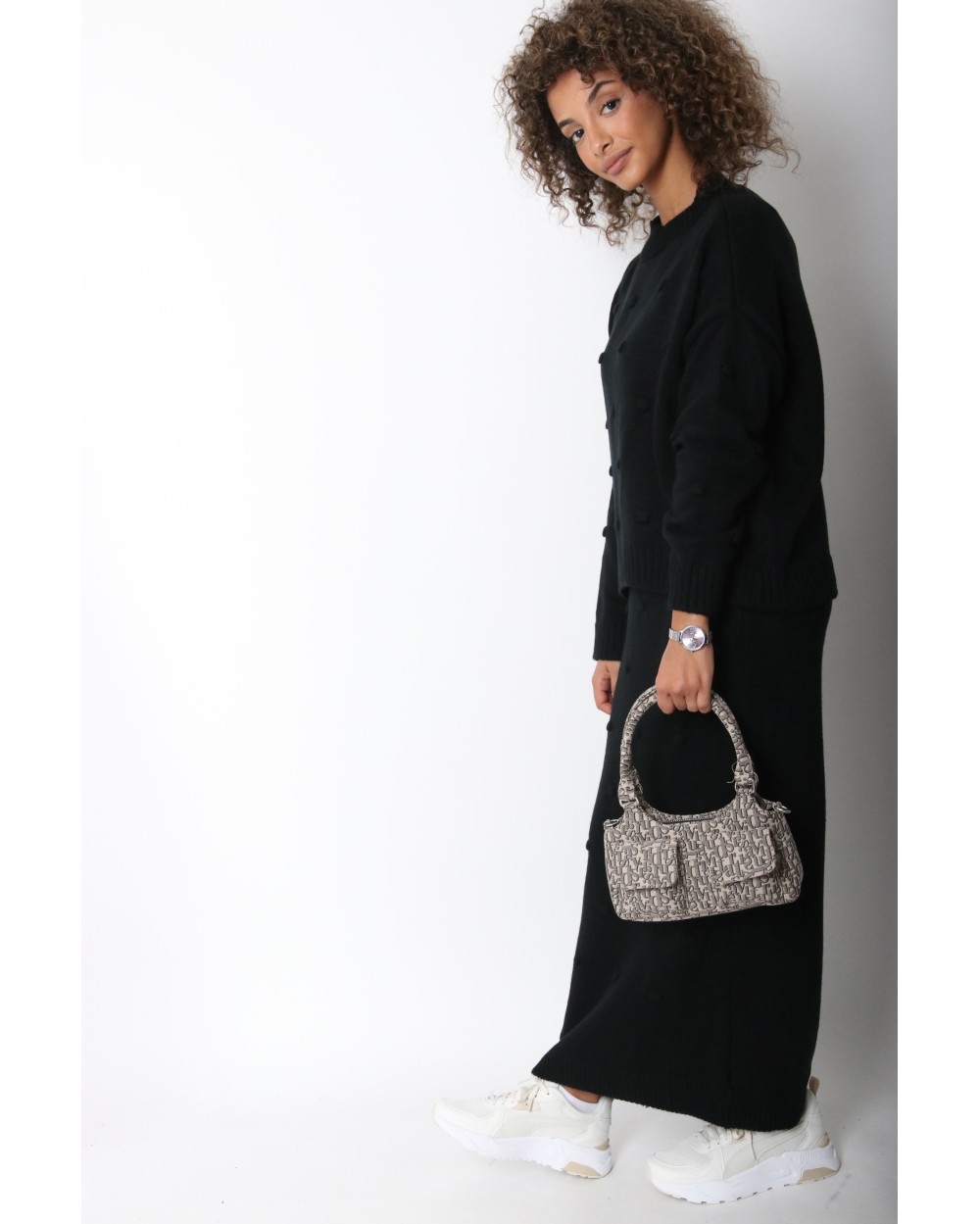 Penelope sweater and mesh skirt set