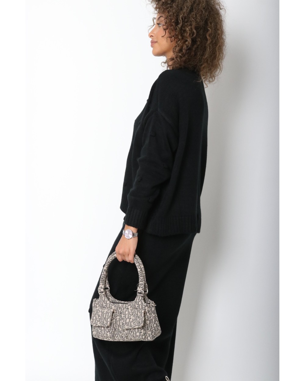 Ensemble Penelope pull et jupe maille