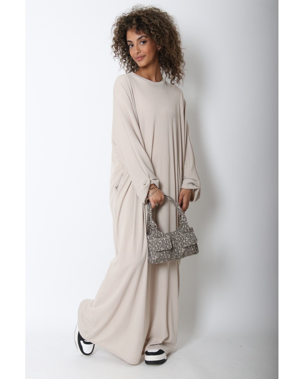 Long ribbed dress