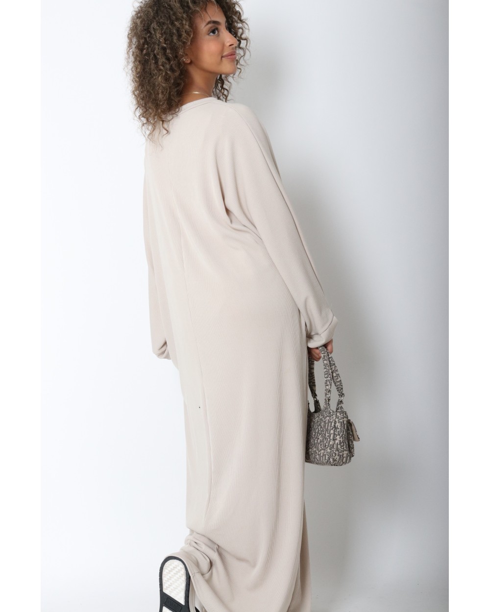 Long ribbed dress