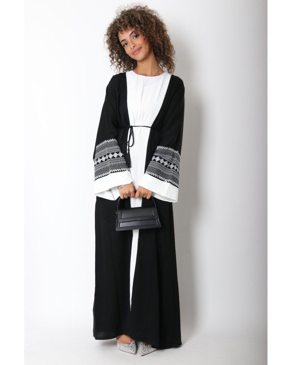 Ensemble kimono brodé Gayah