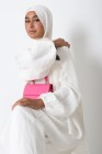 Hijab froissé mousseline Dellys