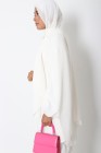 Hijab froissé mousseline Dellys