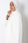 Hijab froissé mousseline Dellys