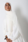 Hijab froissé mousseline Dellys