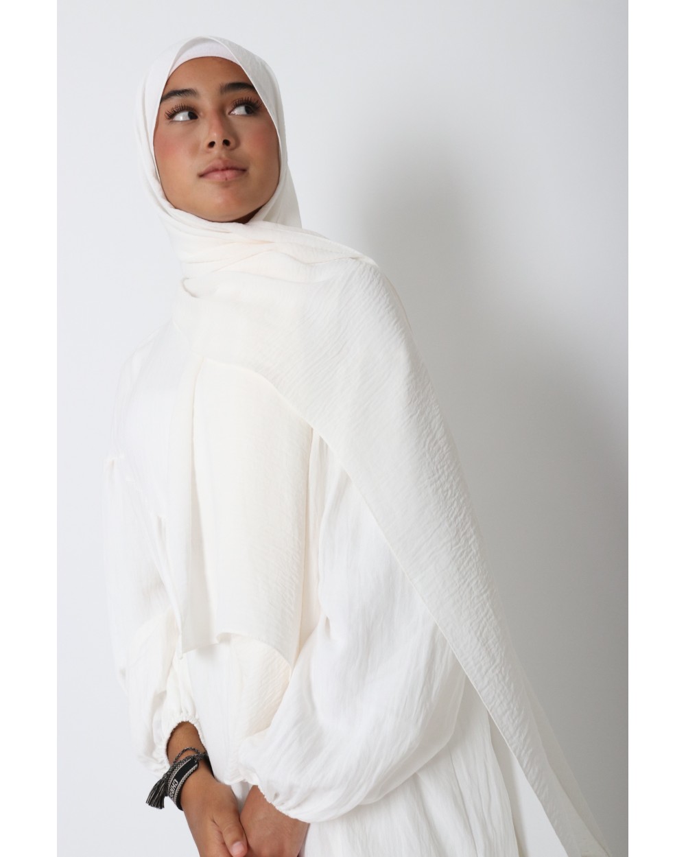 Hijab froissé mousseline Dellys
