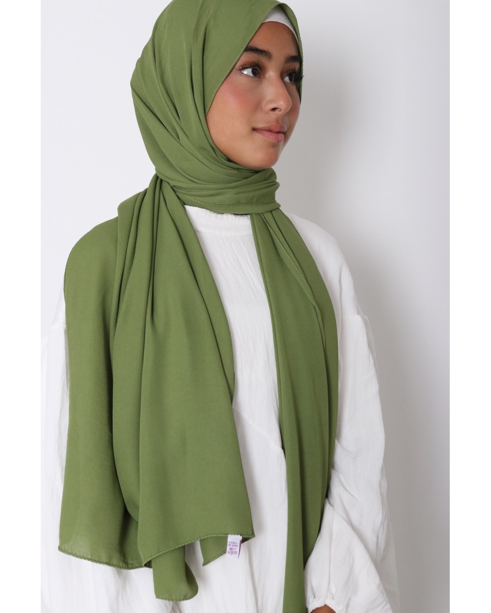 Hijab froissé mousseline Dellys