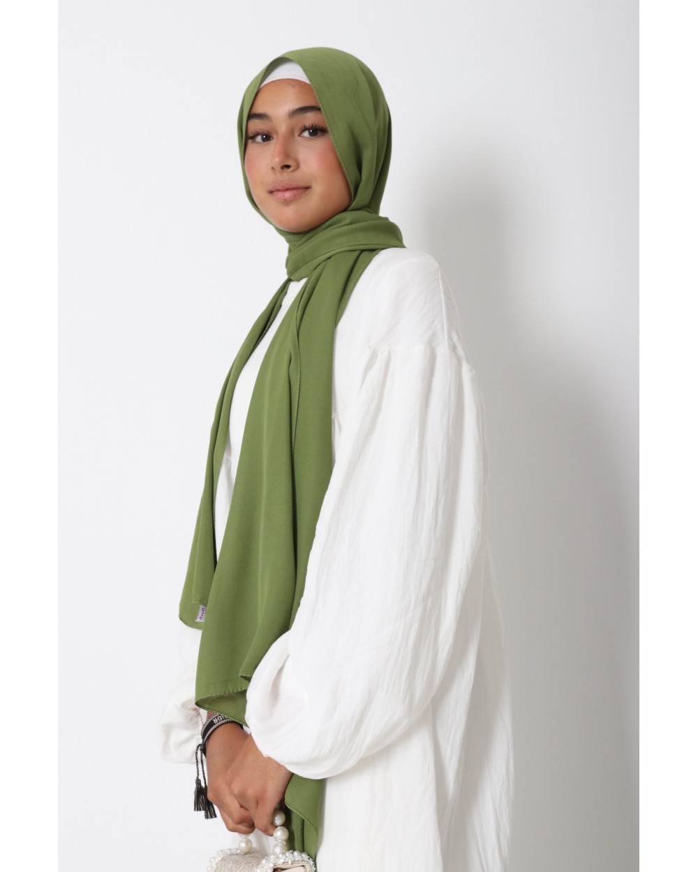Hijab froissé mousseline Dellys